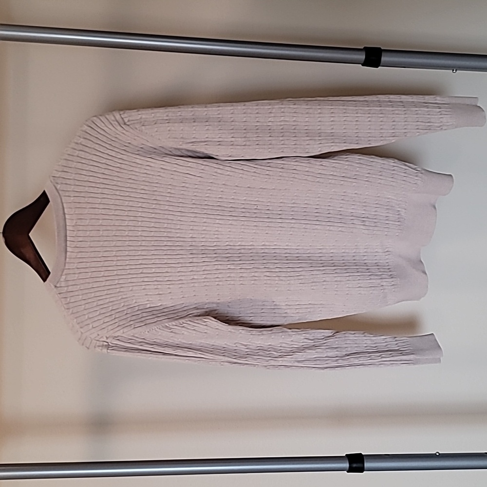 Cableknit Crewneck Sweater by John Henric